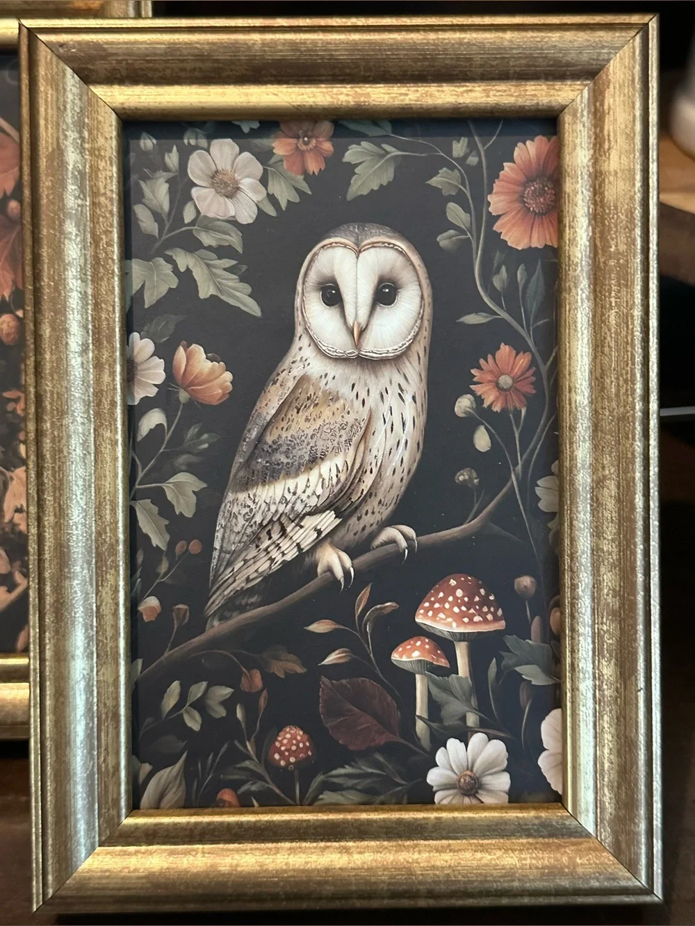PICK ANY 2! Fall Leaves Flowers Owl Fox Deer Squirrel Wood Decor Frame Pictures